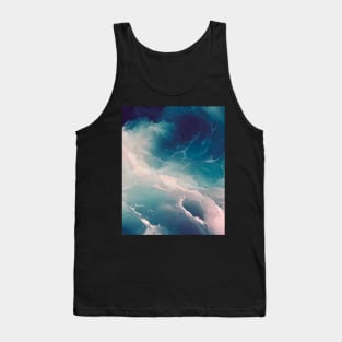 Ocean vibes waves pattern Tank Top